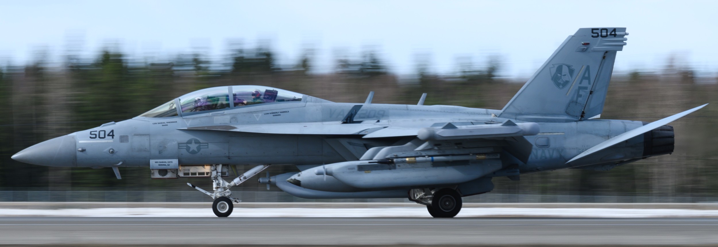 vaq-209 star warriors electronic attack squadron ea-18g growler us navy eielson afb red flag alaska 80