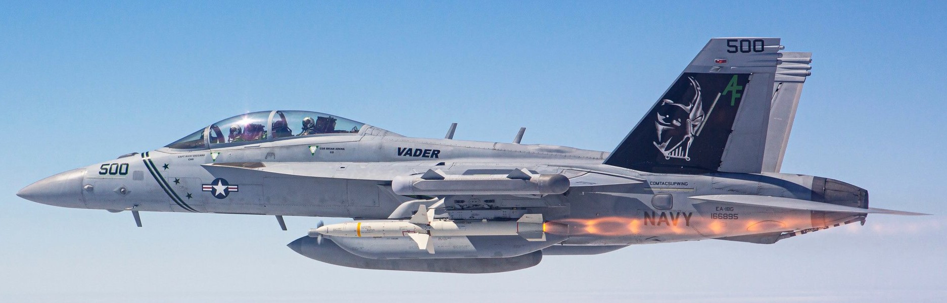 vaq-209 star warriors electronic attack squadron ea-18g growler us navy agm-88 harm missile 98