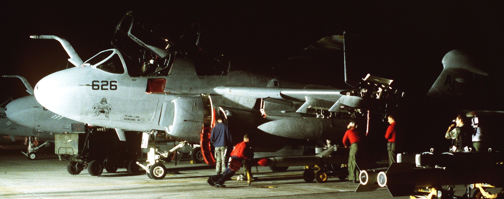 vaq-209 star warriors electronic attack squadron navy ea-6b prowler operation deny flight aviano airbase italy 106