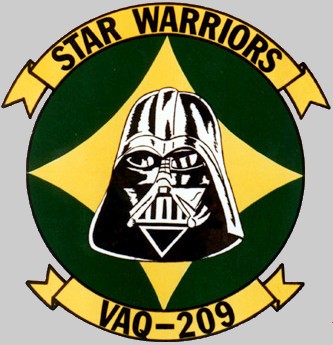 vaq-209 star warriors insignia crest patch badge electronic attack squadron us navy reserve 02x