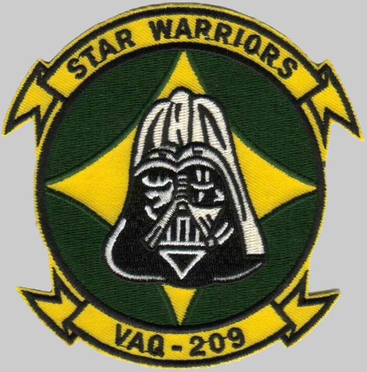 vaq-209 star warriors patch insignia crest badge electronic attack squadron navy 02p