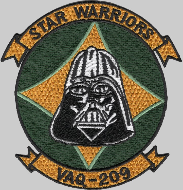 vaq-209 star warriors patch insignia crest badge electronic attack squadron navy 04p