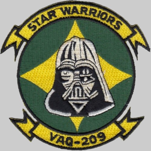 vaq-209 star warriors patch insignia crest badge electronic attack squadron navy 07p