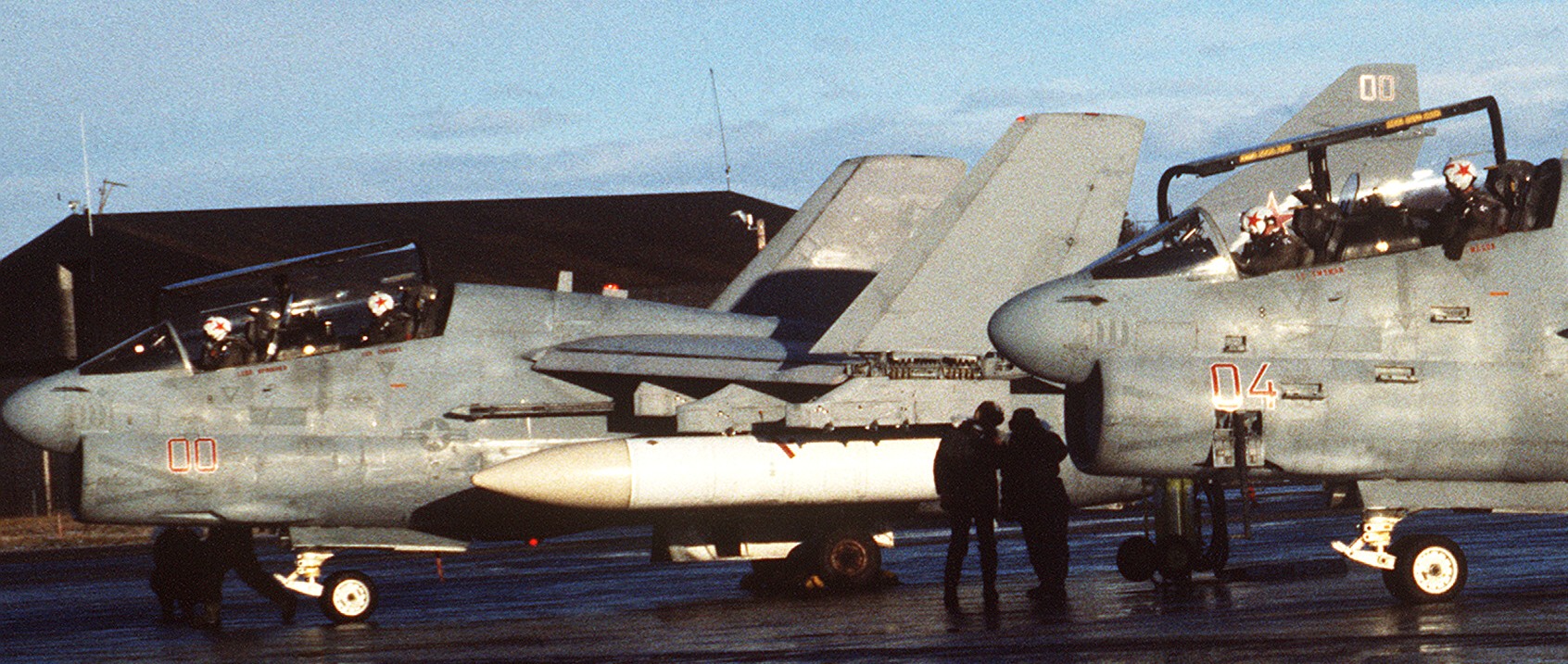 vaq-34 electric horsemen tactical electronic warfare squadron tacelron aggressor us navy ea-7l corsair ii 05a