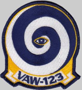 vaw-123 screwtops patch insignia crest badge us navy e-2c hawkeye
