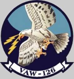 vaw-126 seahawks insignia patch crest badge carrier airborne early warning squadron grumman e-2c hawkeye us navy
