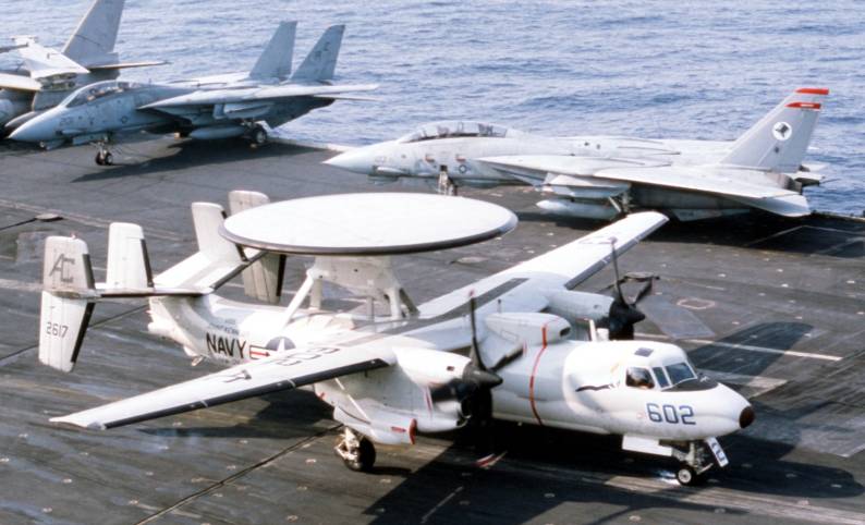 vaw-126 seahawks e-2c hawkeye cvw-3 uss john f. kennedy cv-67