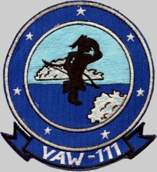 vaw-111 grey berets insignia crest patch badge carrier airborne early warning squadron us navy tracer 03p