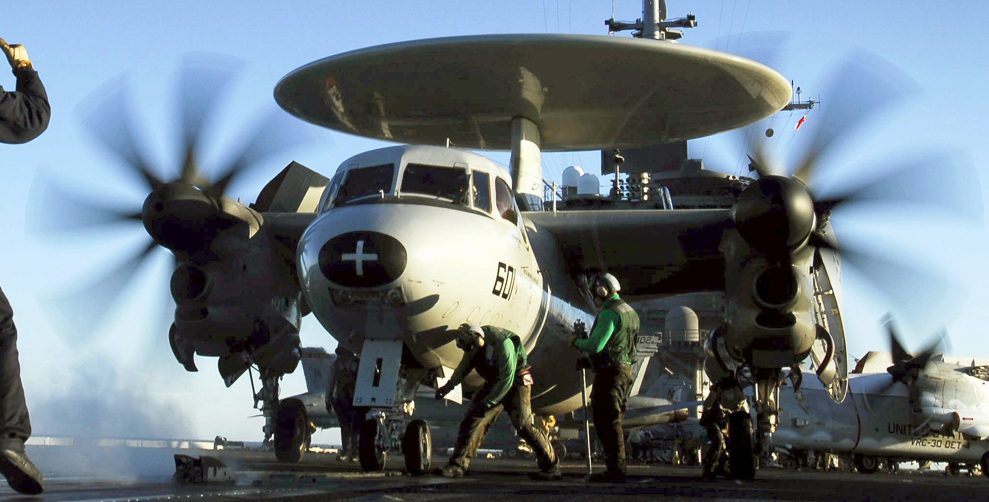 vaw-112 golden hawks carrier airborne early warning squadron us navy grumman e-2c hawkeye cvw-9 uss john c. stennis cvn-74 06