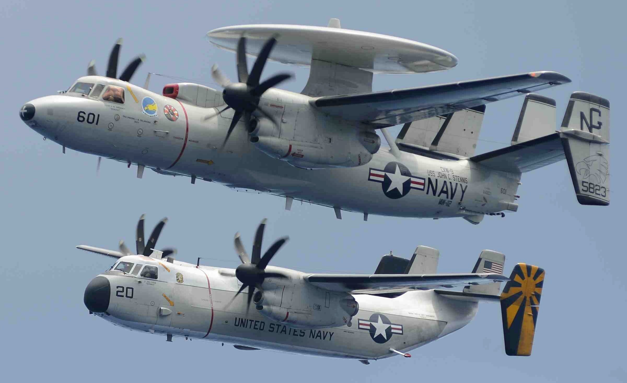 vaw-112 golden hawks carrier airborne early warning squadron us navy grumman e-2c hawkeye cvw-9 uss john c. stennis cvn-74 33