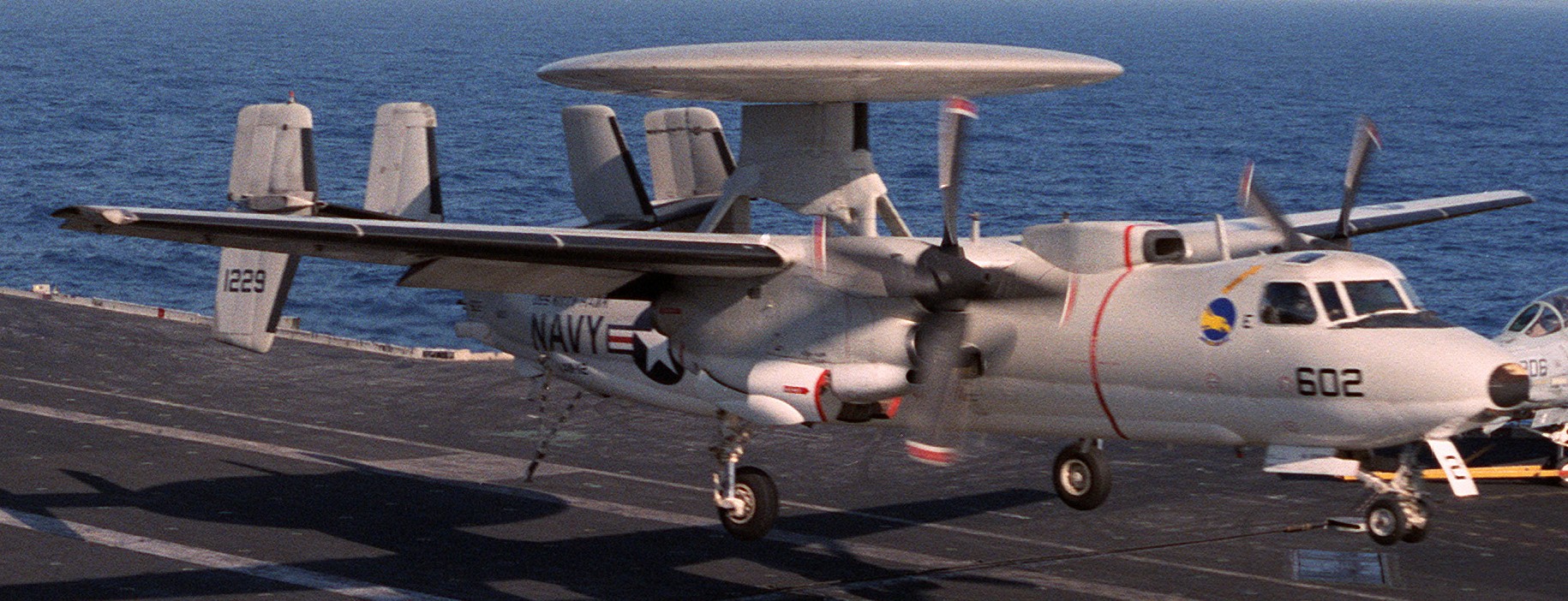 vaw-112 golden hawks carrier airborne early warning squadron us navy grumman e-2c hawkeye cvw-9 uss kitty hawk cv-63 43