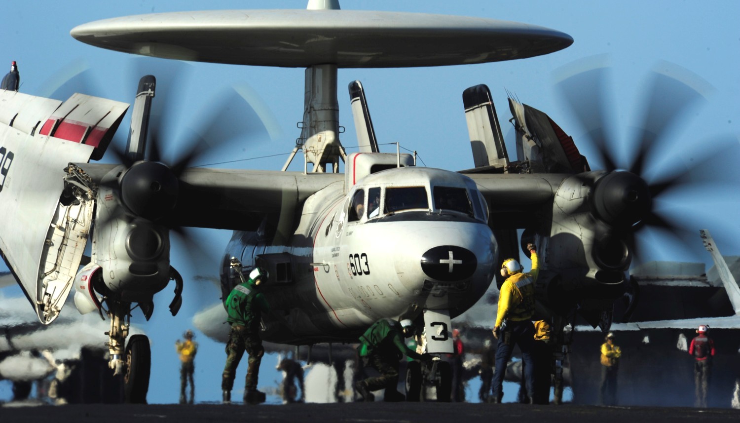 vaw-112 golden hawks carrier airborne early warning squadron us navy grumman e-2c hawkeye cvw-9 uss john c. stennis cvn-74 61