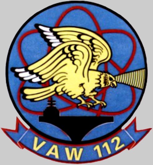 vaw-112 golden hawks insignia crest patch badge carrier airborne early warning squadron us navy 03c