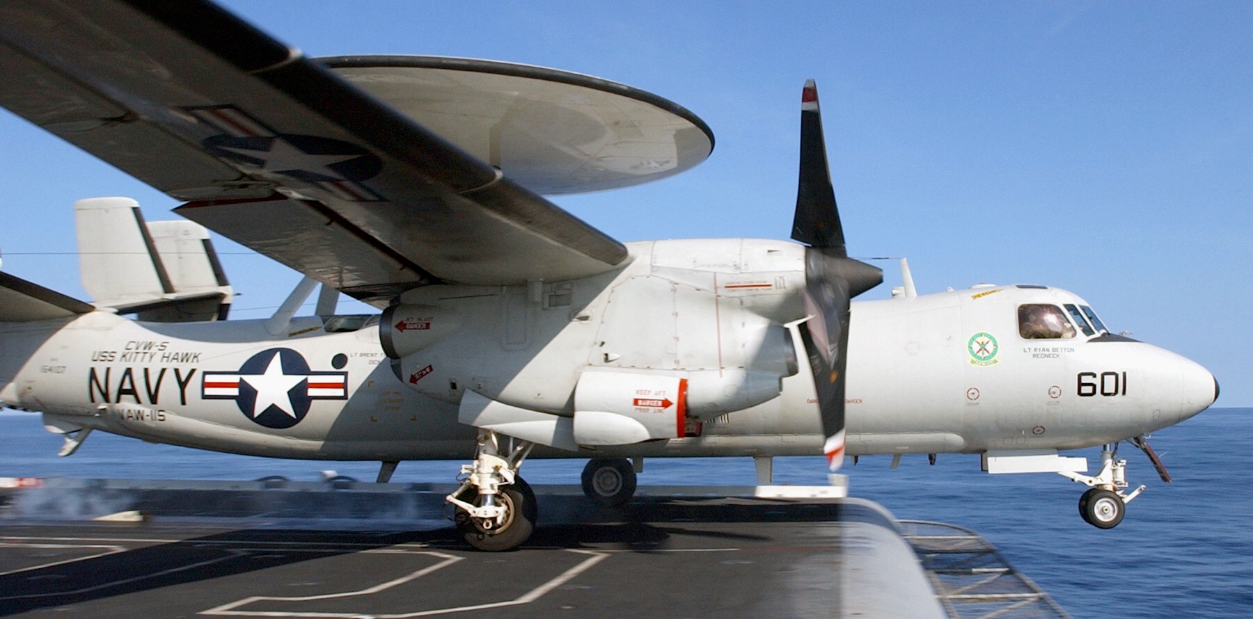 vaw-115 liberty bells carrier airborne early warning squadron us navy grumman e-2c hawkeye cvw-5 uss kitty hawk cv-63 10