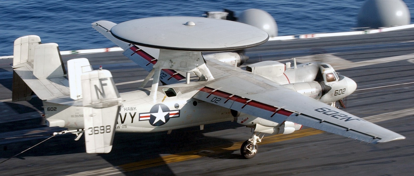 vaw-115 liberty bells carrier airborne early warning squadron us navy grumman e-2c hawkeye cvw-5 uss kitty hawk cv-63 11
