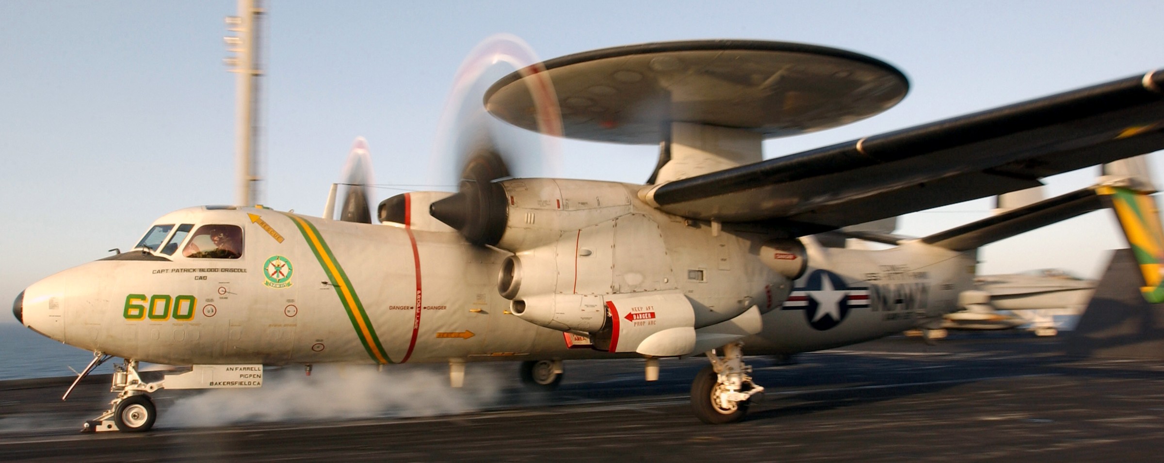vaw-115 liberty bells carrier airborne early warning squadron us navy grumman e-2c hawkeye cvw-5 uss kitty hawk cv-63 15