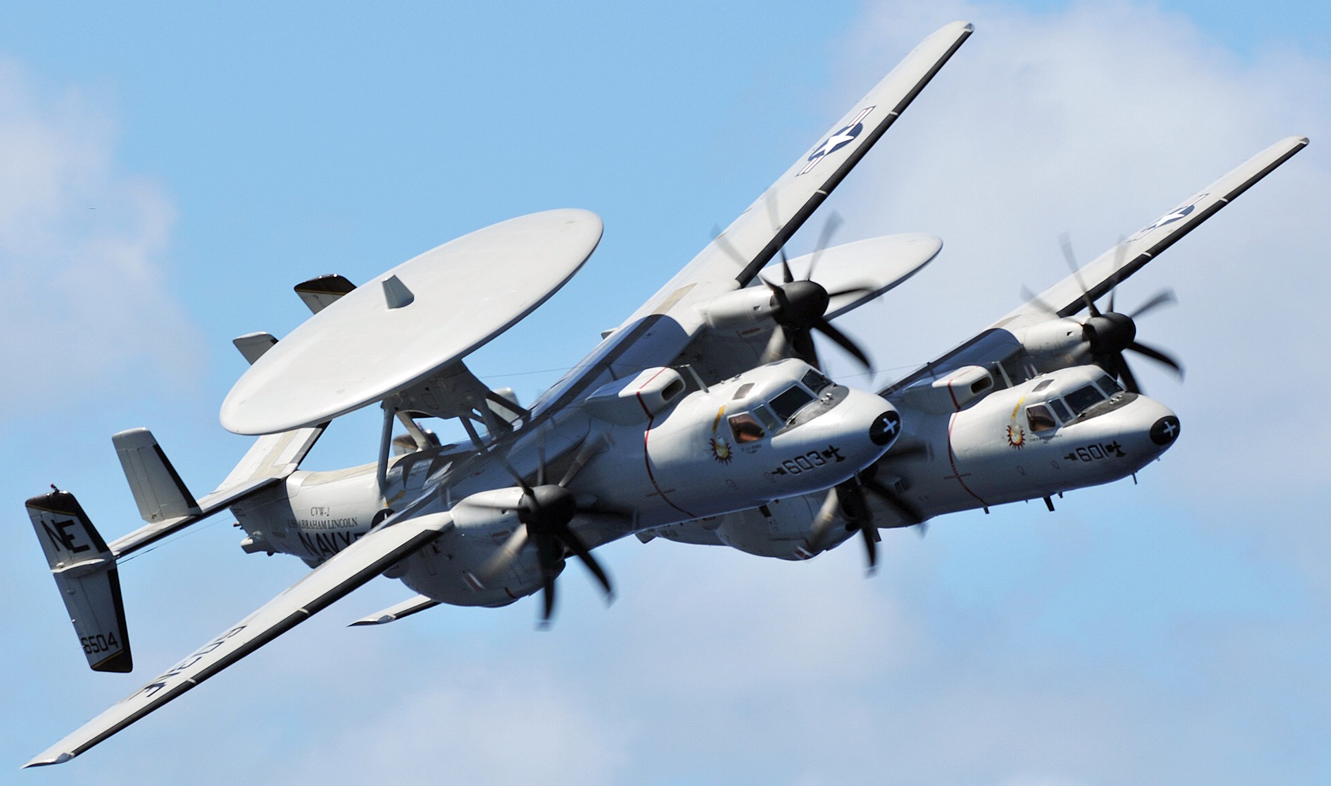 vaw-116 sun kings airborne command control squadron carrier early warning cvw-2 uss abraham lincoln cvn-72 17