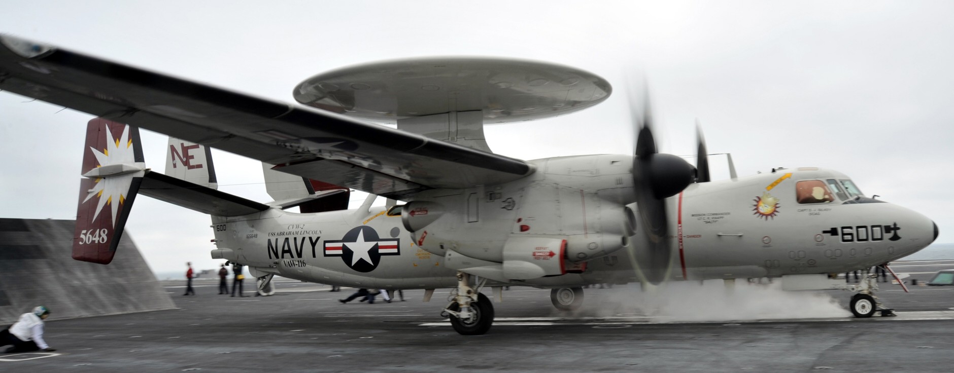 vaw-116 sun kings airborne command control squadron carrier early warning cvw-2 uss abraham lincoln cvn-72 23