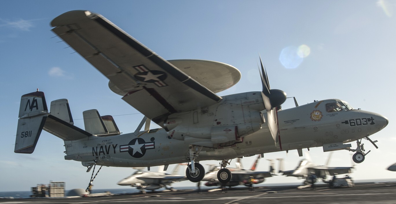 vaw-116 sun kings airborne command control squadron carrier early warning cvw-17 uss carl vinson cvn-70 40