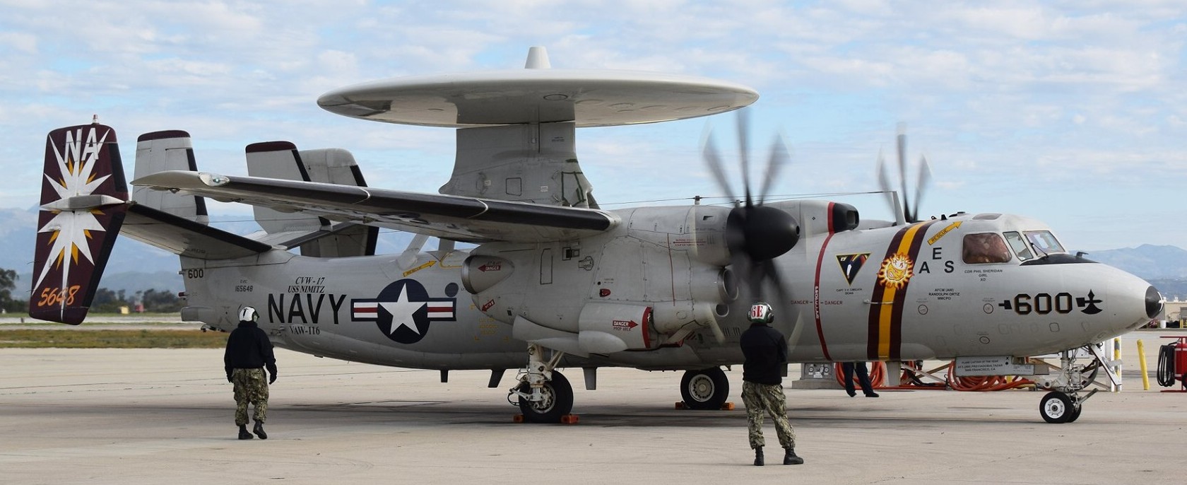 vaw-116 sun kings airborne command control squadron carrier early warning cvw-17 naval base ventura county point mugu 83
