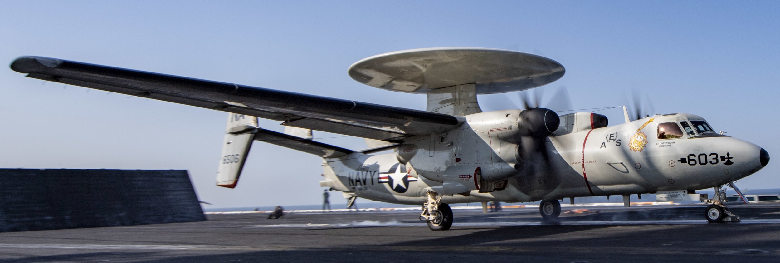 vaw-116 sun kings airborne command control squadron carrier early warning cvw-17 uss nimitz cvn-68 91