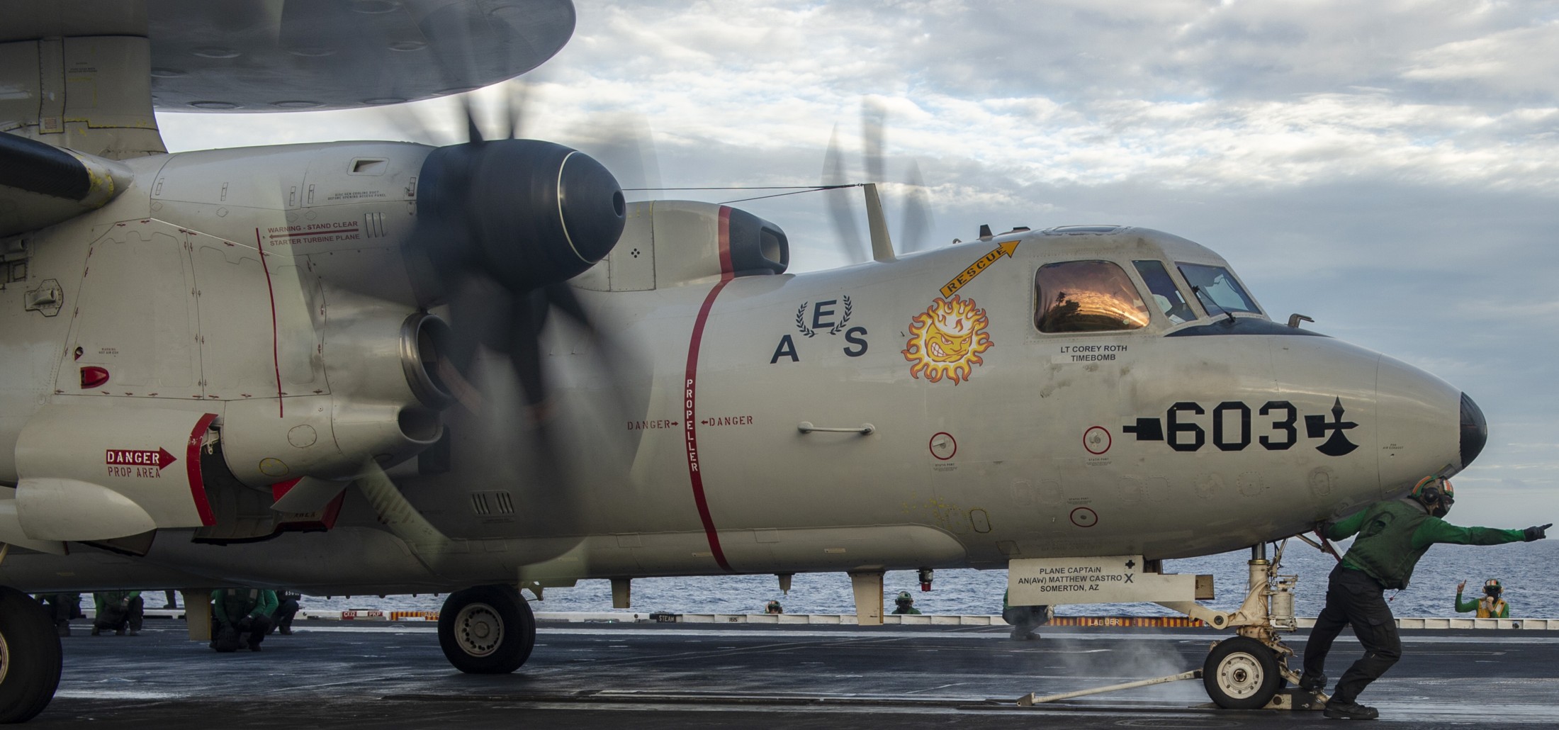 vaw-116 sun kings airborne command control squadron carrier early warning cvw-17 uss nimitz cvn-68 110