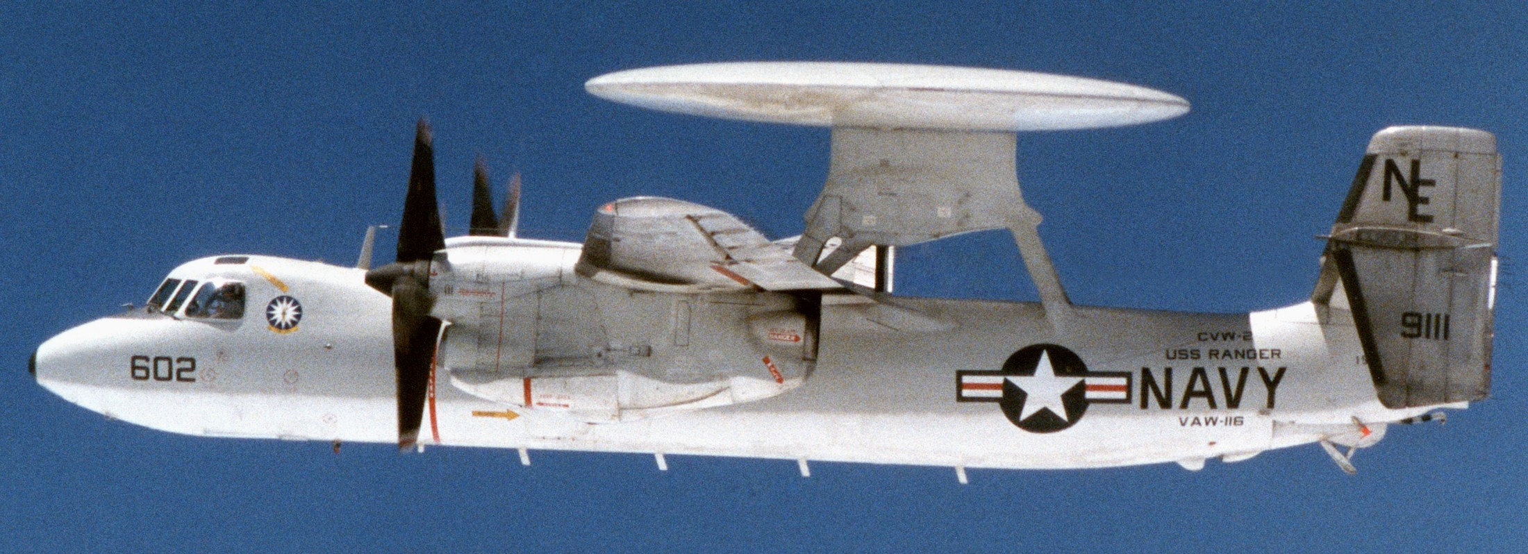 vaw-116 sun kings airborne command control squadron carrier early warning cvw-2 uss ranger cv-61 118