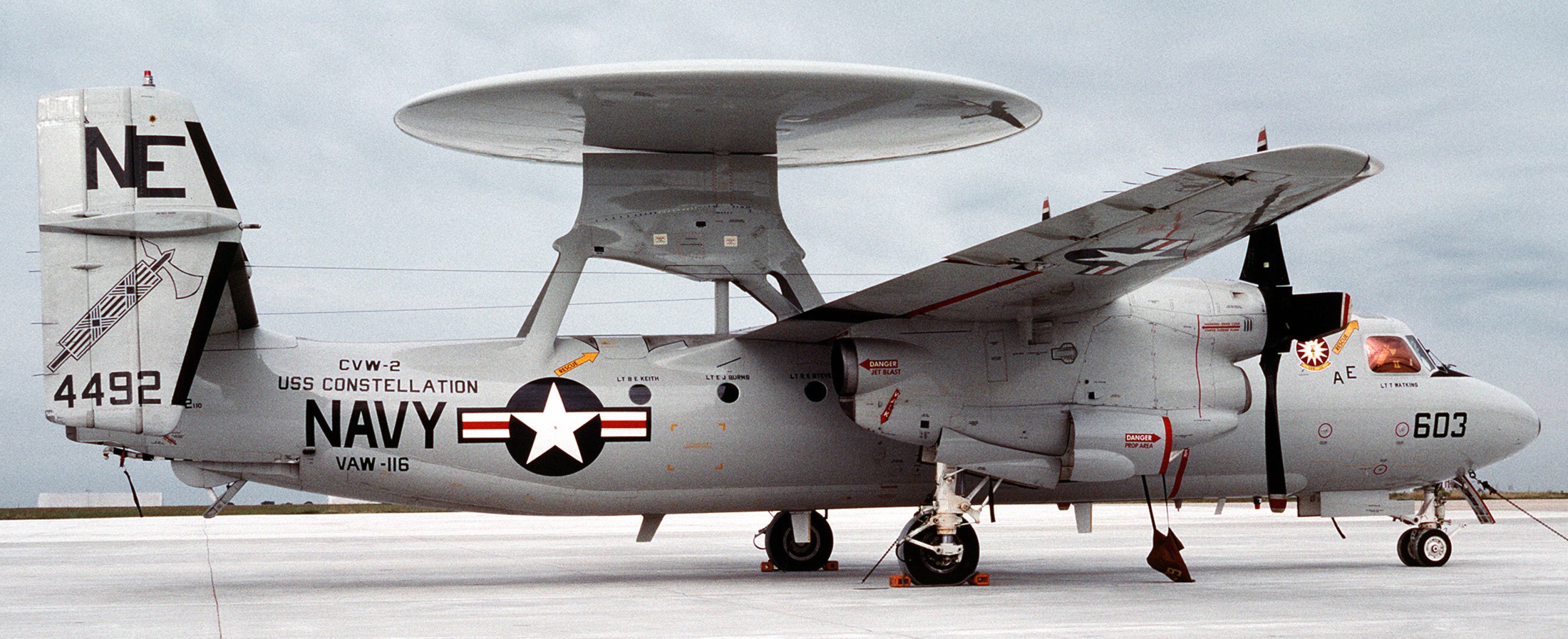 vaw-116 sun kings airborne command control squadron carrier early warning cvw-2 andrews afb maryland 121