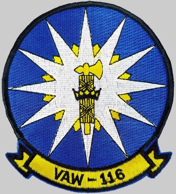 vaw-116 sun kings insignia crest patch badge airborne command control squadron us navy 05p