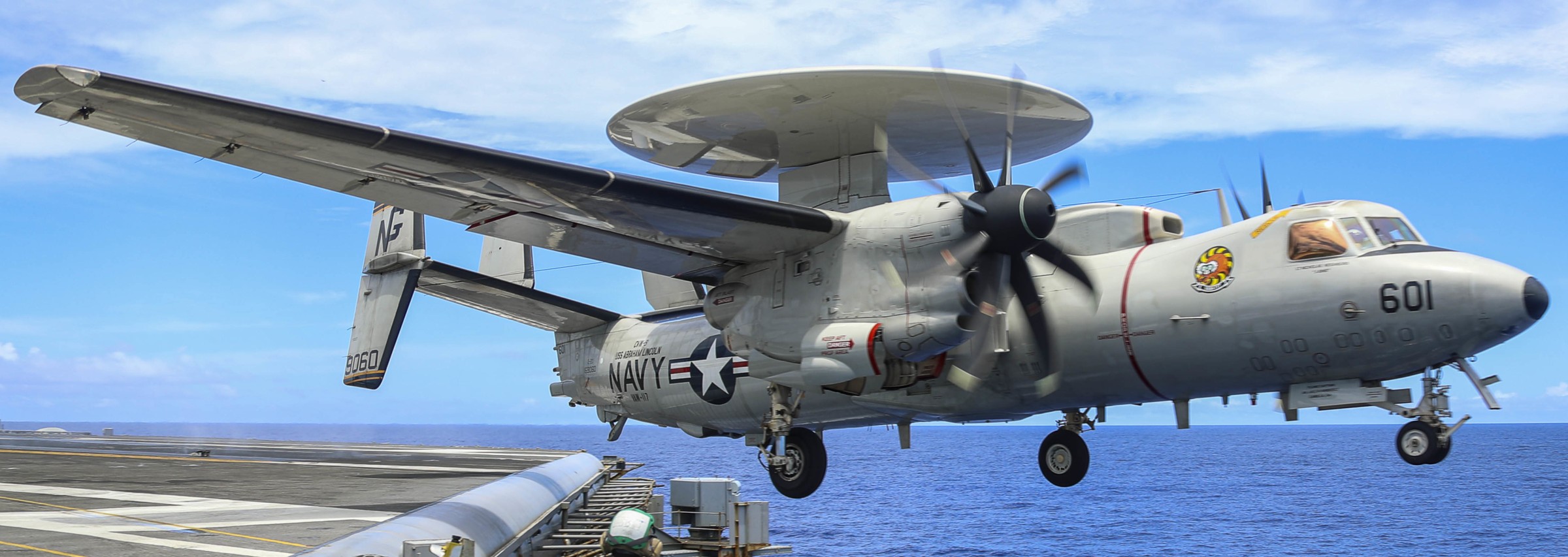vaw-117 wallbangers airborne command and control squadron navy e-2d hawkeye cvw-9 uss abraham lincoln cvn-72 11