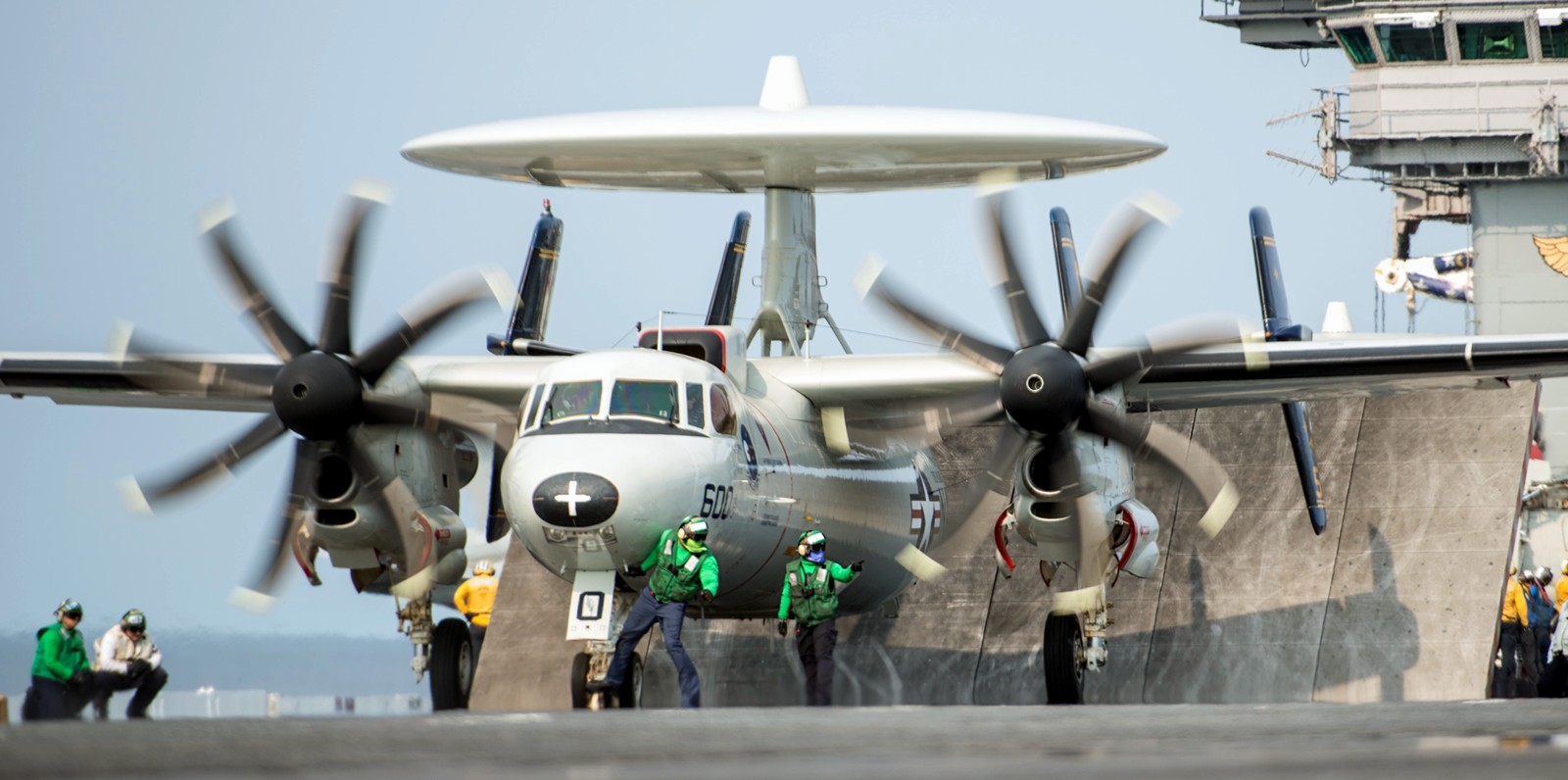 vaw-117 wallbangers carrier airborne early warning squadron navy e-2c hawkeye cvw-7 uss harry s. truman cvn-75 170