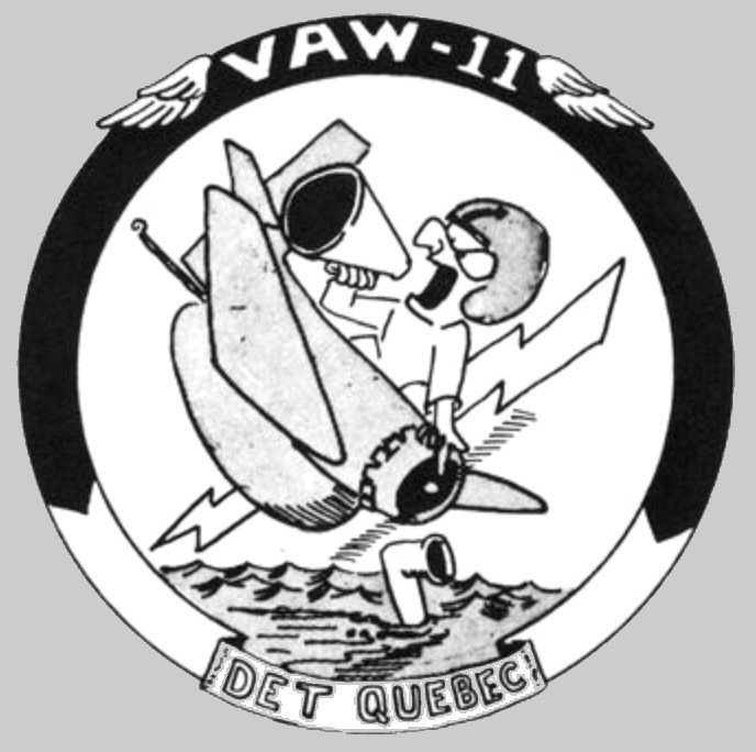 vaw-11 early eleven insignia crest patch badge carrier airborne warning squadron us navy 04c