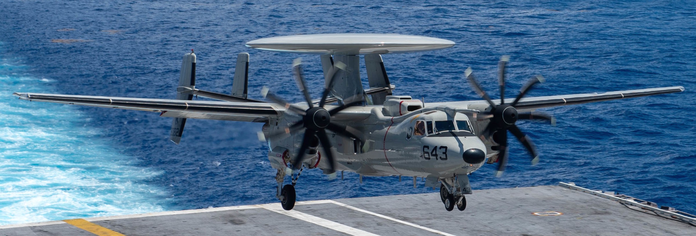 vaw-120 greyhawks airborne command control squadron e-2d advanced hawkeye uss harry s. truman cvn-75 06