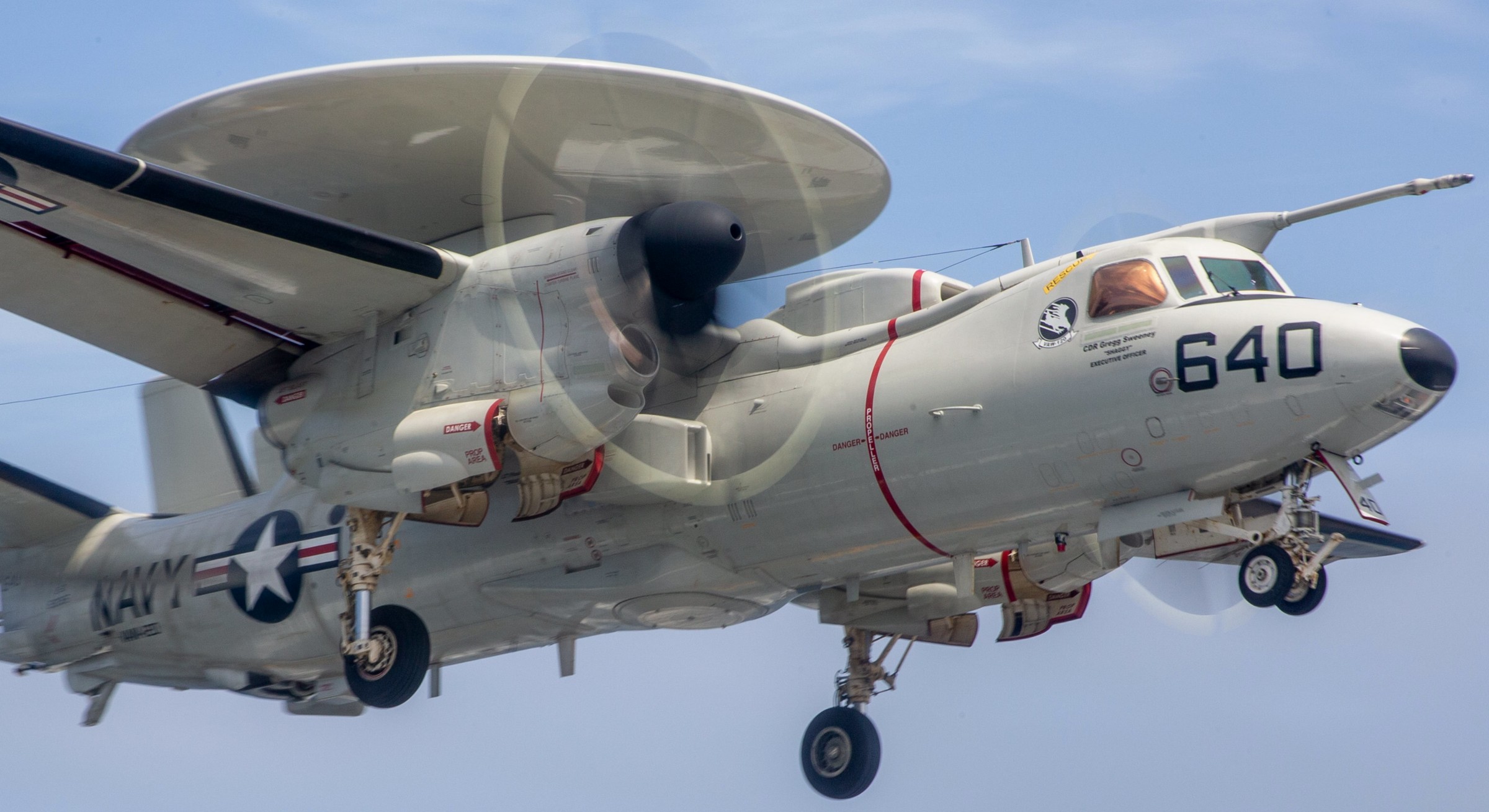 vaw-120 greyhawks airborne command control squadron e-2d advanced hawkeye c-2a greyhound nas norfolk virginia 28x