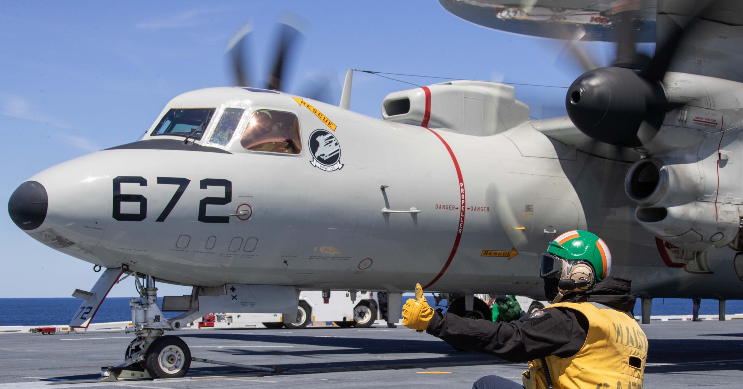 vaw-120 greyhawks airborne command control squadron e-2d advanced hawkeye replacement uss gerald r. ford cvn-78 34