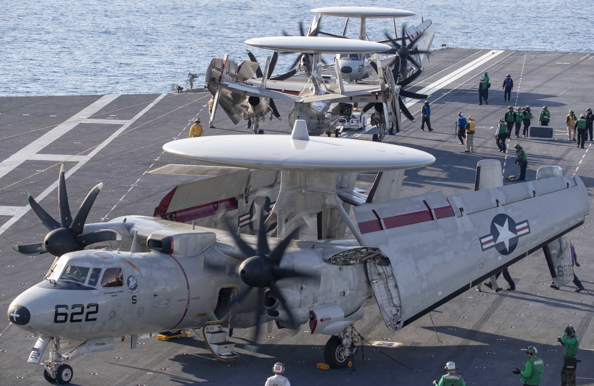 vaw-120 greyhawks airborne command control squadron c-2a greyhound replacement uss gerald r. ford cvn-78 42