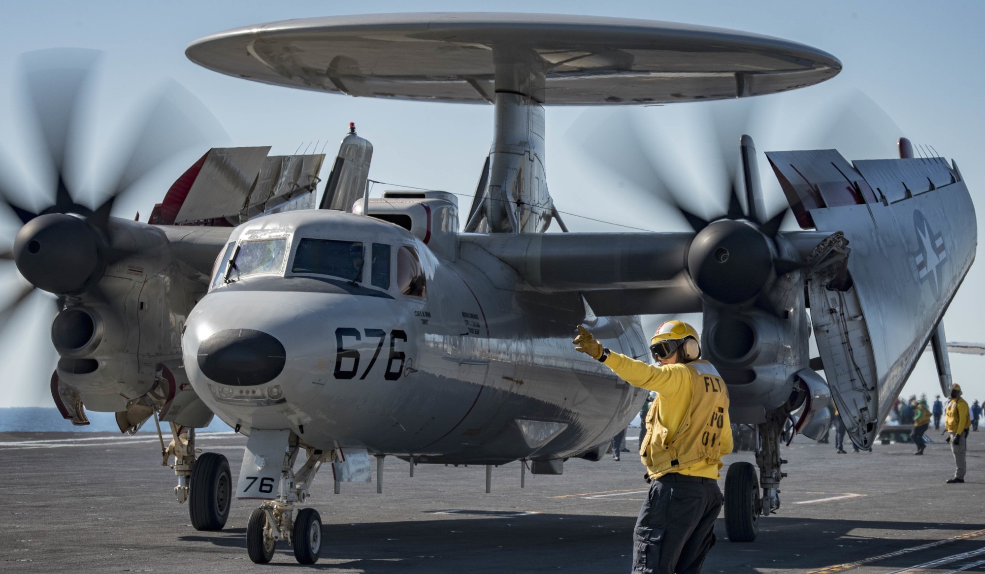 vaw-120 greyhawks carrier airborne early warning squadron e-2d advanced hawkeye replacement uss harry s. truman cvn-75 68