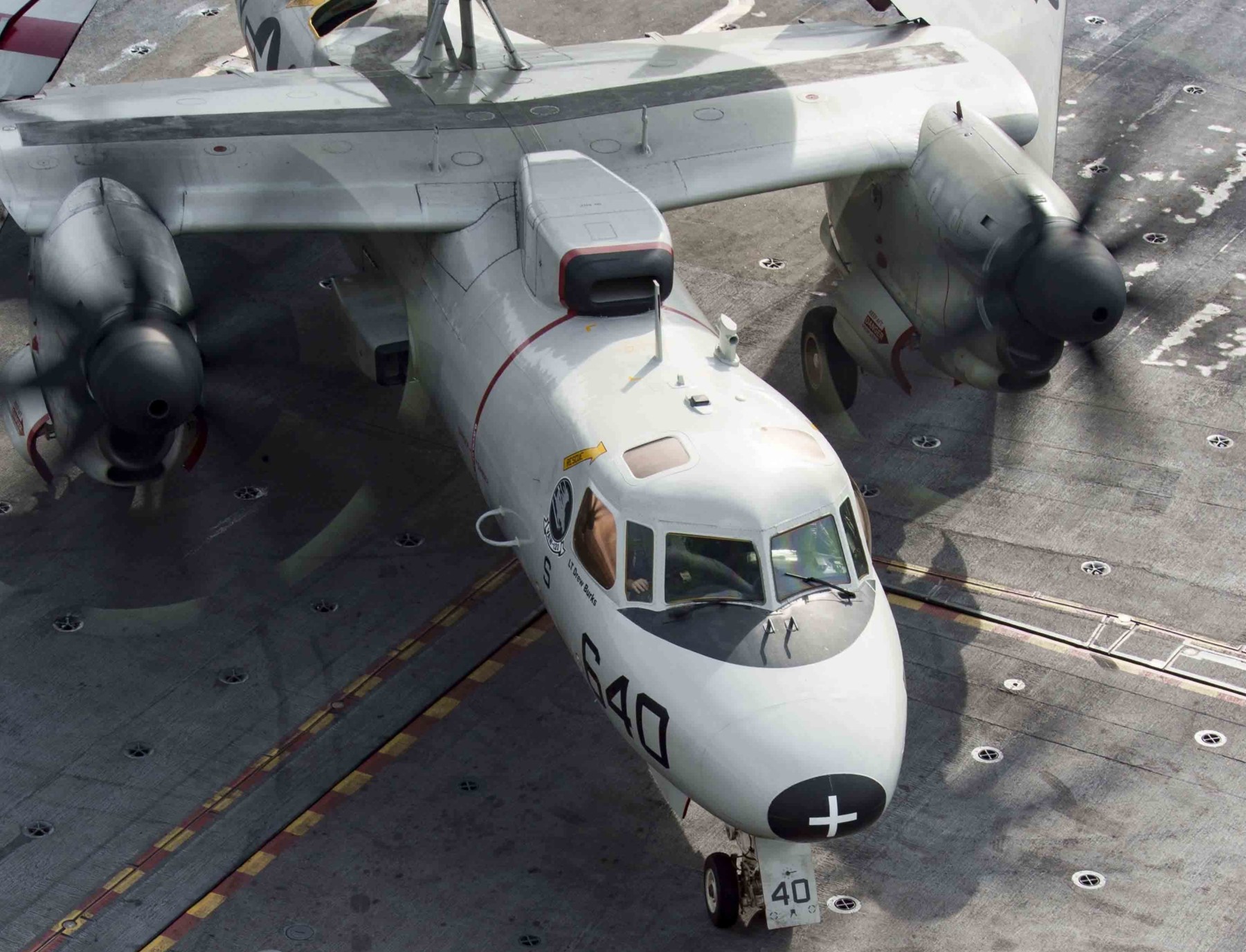vaw-120 greyhawks carrier airborne early warning squadron e-2c hawkeye replacement uss dwight d. eisenhower cvn-69 79