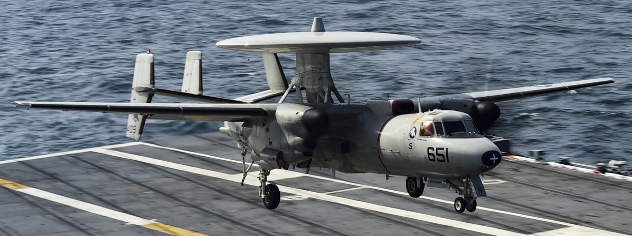 vaw-120 greyhawks carrier airborne early warning squadron e-2c hawkeye replacement uss dwight d. eisenhower cvn-69 82