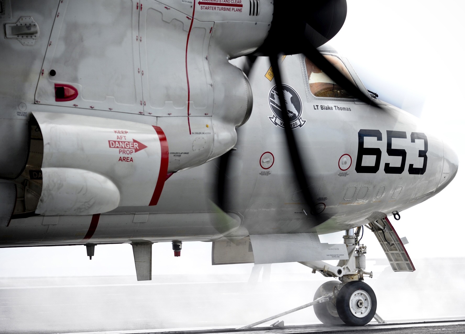 vaw-120 greyhawks carrier airborne early warning squadron e-2c hawkeye replacement uss george h. w. bush cvn-77 90
