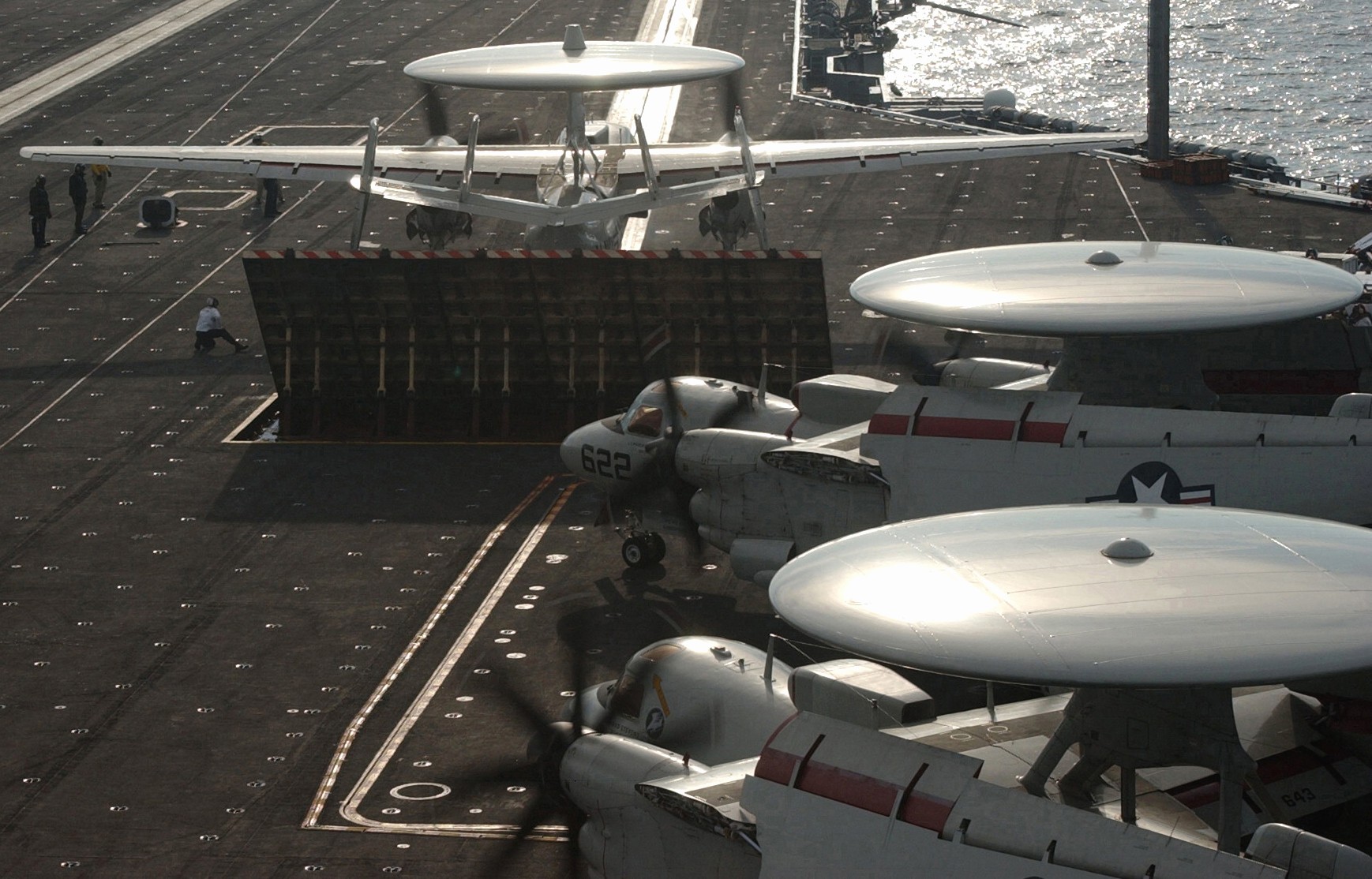 vaw-120 greyhawks carrier airborne early warning squadron e-2c hawkeye replacement uss harry s. truman cvn-75 112