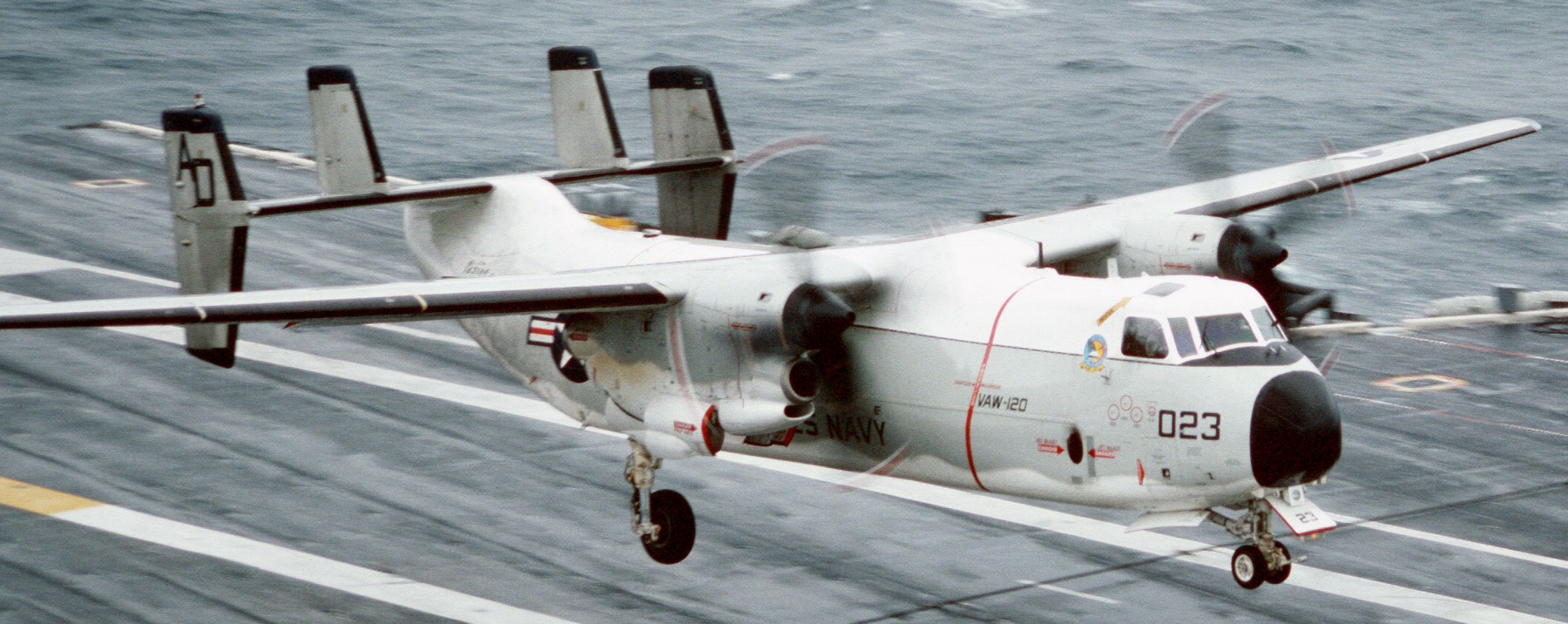 vaw-120 greyhawks carrier airborne early warning squadron c-2a greyhound replacement uss dwight d. eisenhower cvn-69 129