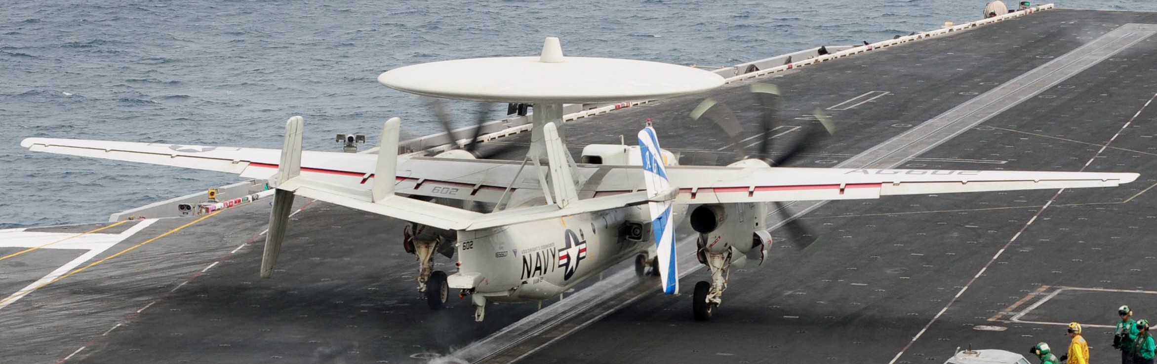 vaw-121 bluetails carrier airborne early warning squadron us navy e-2c hawkeye cvw-7 uss dwight d. eisenhower cvn-69 28