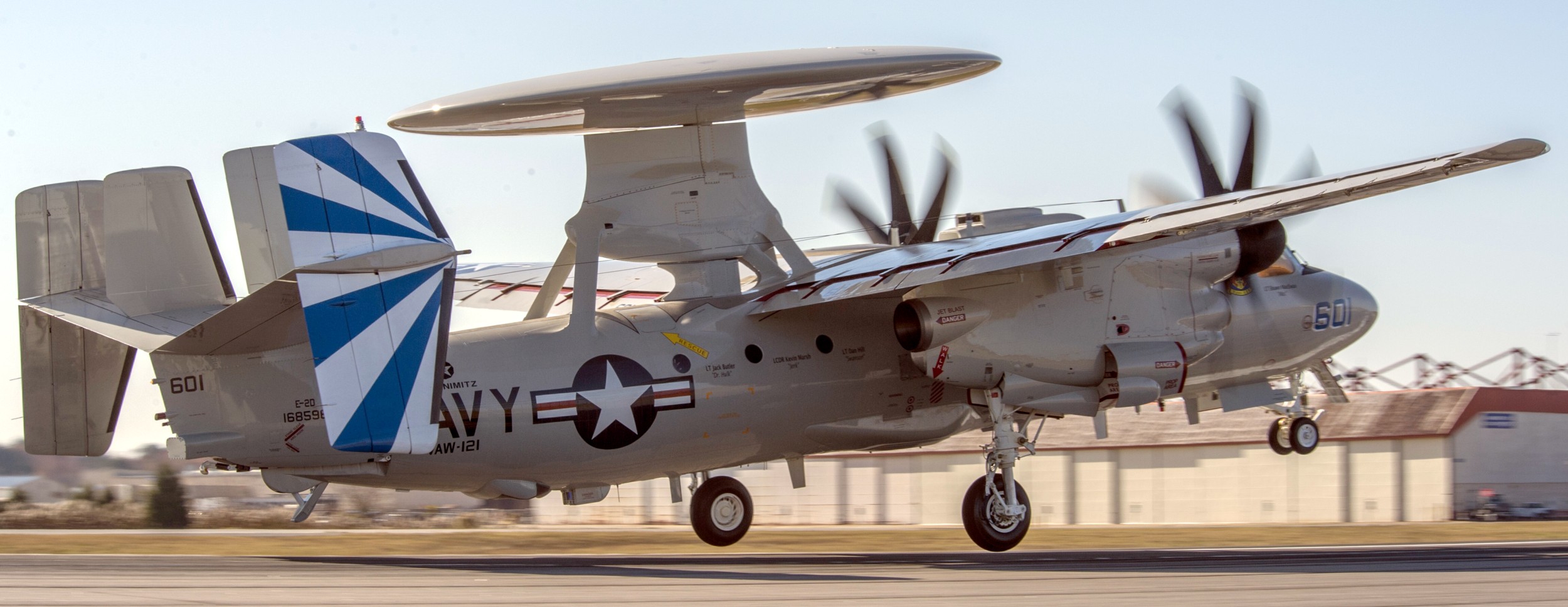 vaw-121 bluetails carrier airborne early warning squadron us navy e-2d advanced hawkeye nas norfolk virginia 37