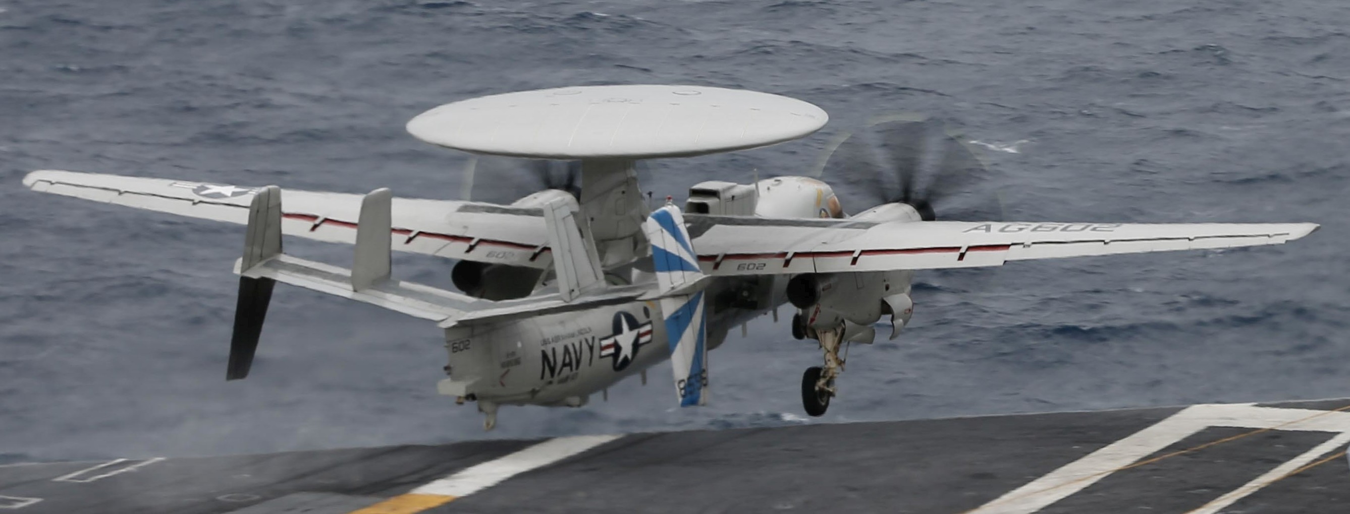 vaw-121 bluetails airborne command and control squadron us navy e-2d advanced hawkeye cvw-7 uss abraham lincoln cvn-72 63