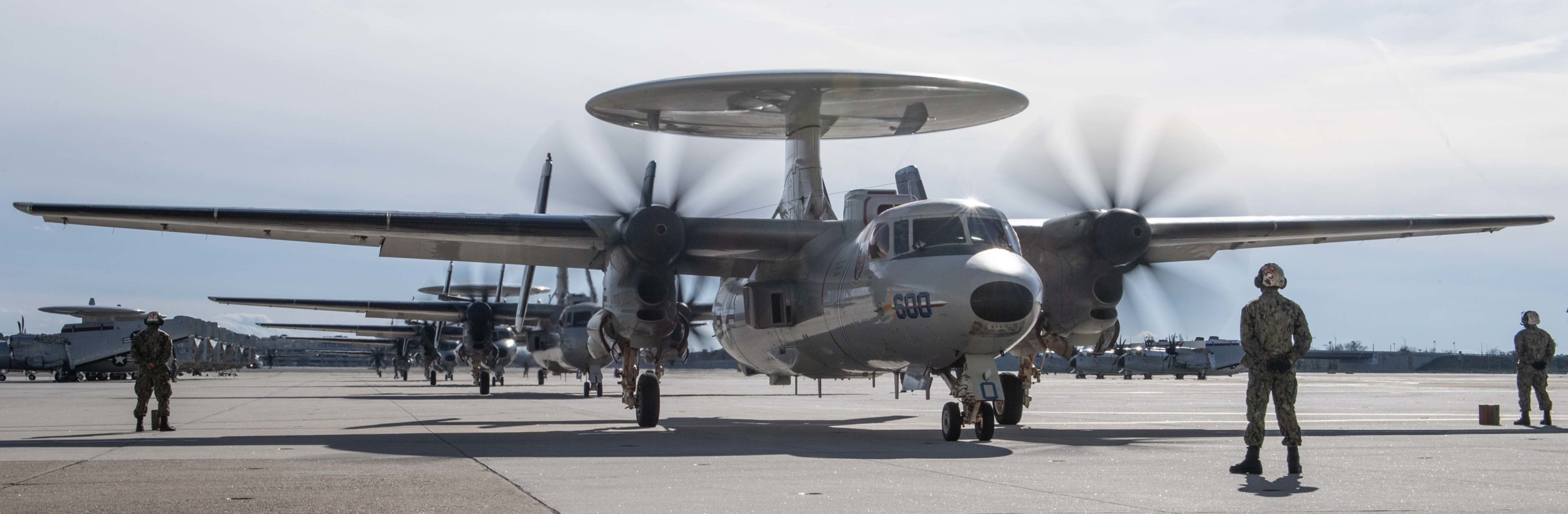 vaw-121 bluetails airborne command and control squadron us navy e-2d advanced hawkeye grumman cvw uss 78