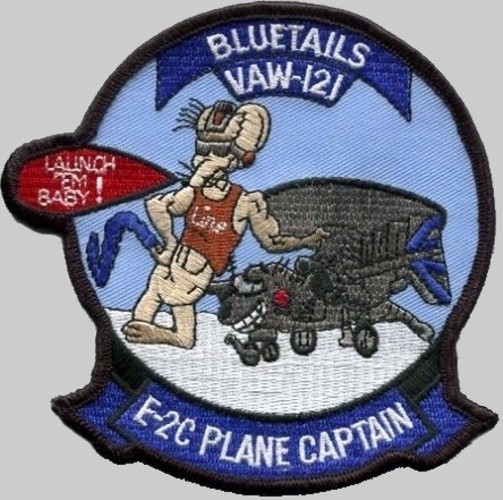 vaw-121 bluetails insignia crest patch badge carrier airborne early warning squadron us navy griffins hawkeye tracer 06p
