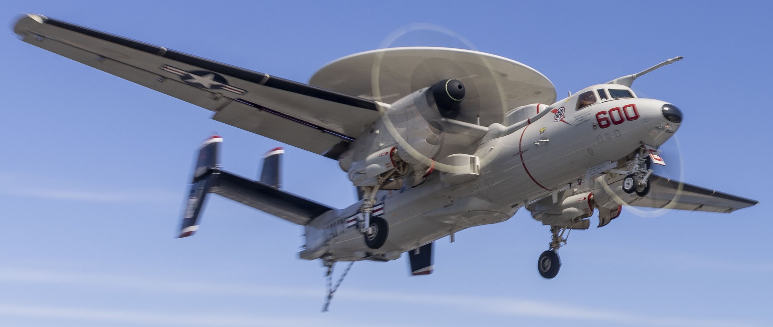 vaw-124 bear aces airborne command control squadron e-2d advanced hawkeye cvn-78 uss gerald r. ford 2025 126