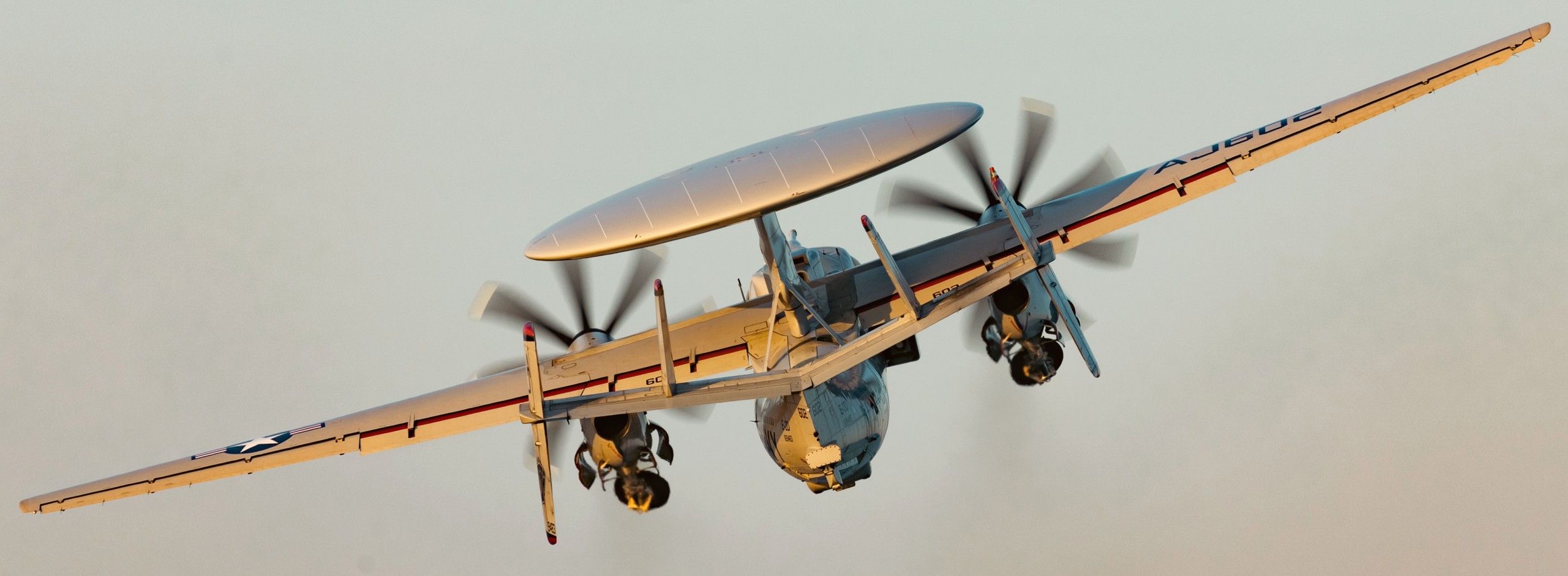 vaw-124 bear aces airborne command control squadron e-2d advanced hawkeye cvn-78 uss gerald r. ford 127