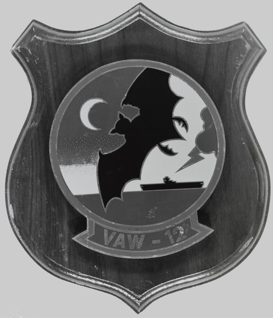 vaw-12 bats insignia crest patch badge carrier airborne early warning squadron caraewron us navy 03x02c